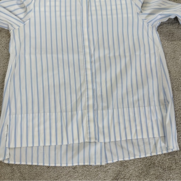 Shirtini Almost A-Line Gingham Button Front Top Longsleeve Black White 44/US 8 - Picture 5 of 16